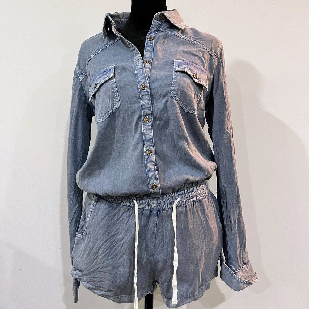Element Eden - Size Small - Chambray Romper